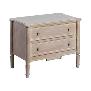 Mueble auxiliar marrón claro madera 80 x 45 x 60 cm - Imagen 1