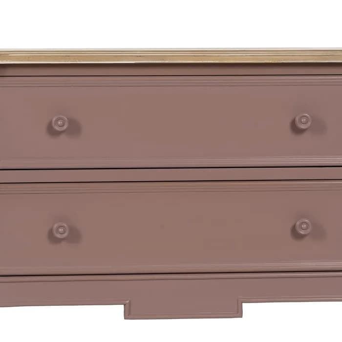 Mueble auxiliar teja madera 80x45x60 cm - Imagen 4