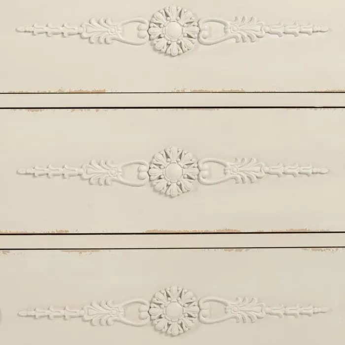 Mueble recibidor blanco natural-gris 92x46x81 cm - Imagen 5