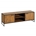 Mueble TV marrón-negro madera/metal 150x40x49 cm - Imagen 1