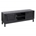 Mueble TV salón negro madera mindi 150x40x55 cm - Imagen 1